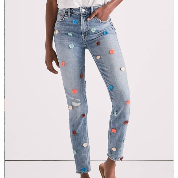 lucky brand pom pom jeans